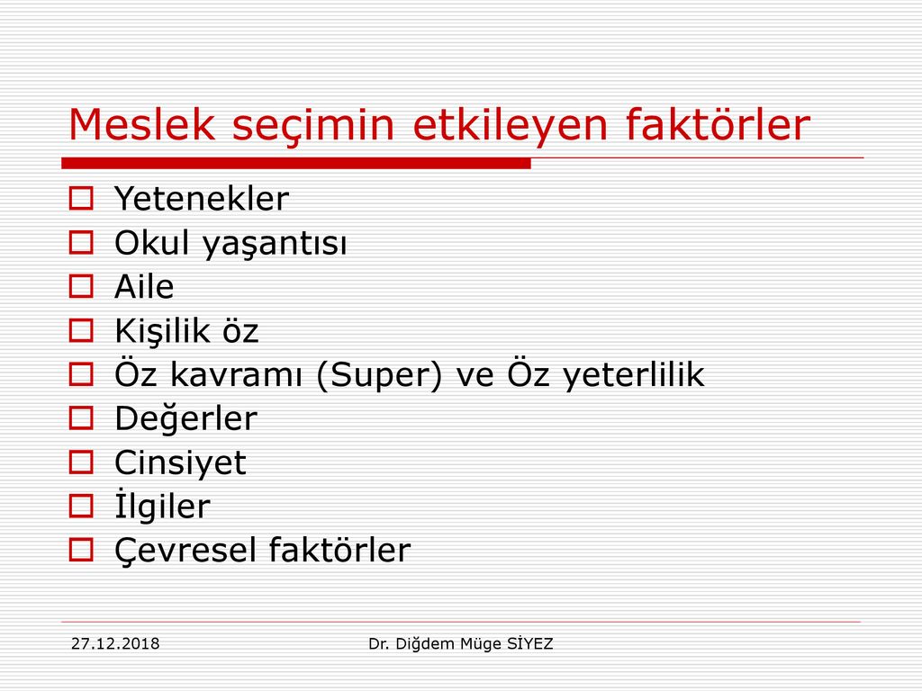 Meslek Rehberl K Ders Iv Ppt Indir